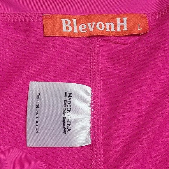 BlevonH Skort Barbie Pink Athletic Hidden Pocket Mesh Inner Shorts Size Large - Picture 7 of 11